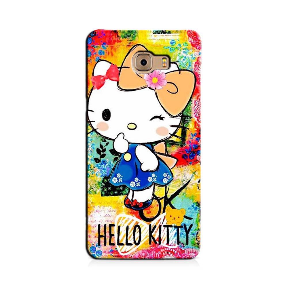 Hello Kitty Mobile Back Case for Galaxy J7 Max   (Design - 362)