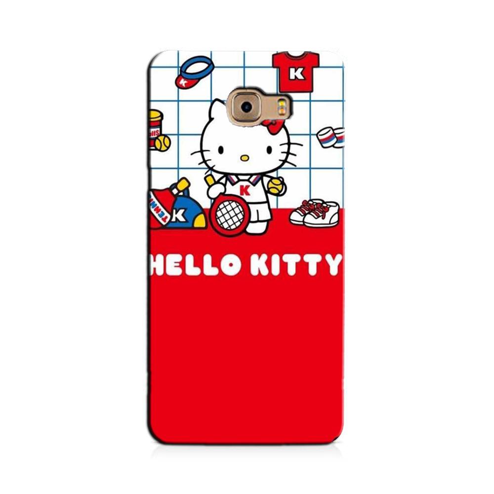 Hello Kitty Mobile Back Case for Galaxy C9 / C9 Pro   (Design - 363)