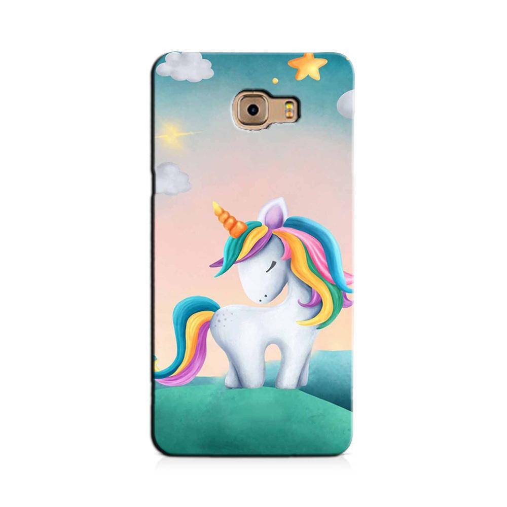 Unicorn Mobile Back Case for Galaxy J7 Max   (Design - 366)