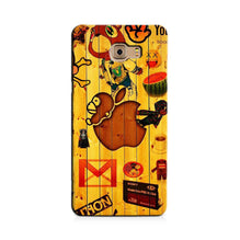 Wooden Texture Mobile Back Case for Galaxy J5 Prime   (Design - 367)