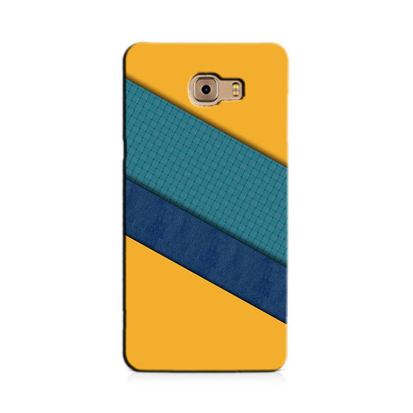 Diagonal Pattern Mobile Back Case for Galaxy C9 / C9 Pro   (Design - 370)
