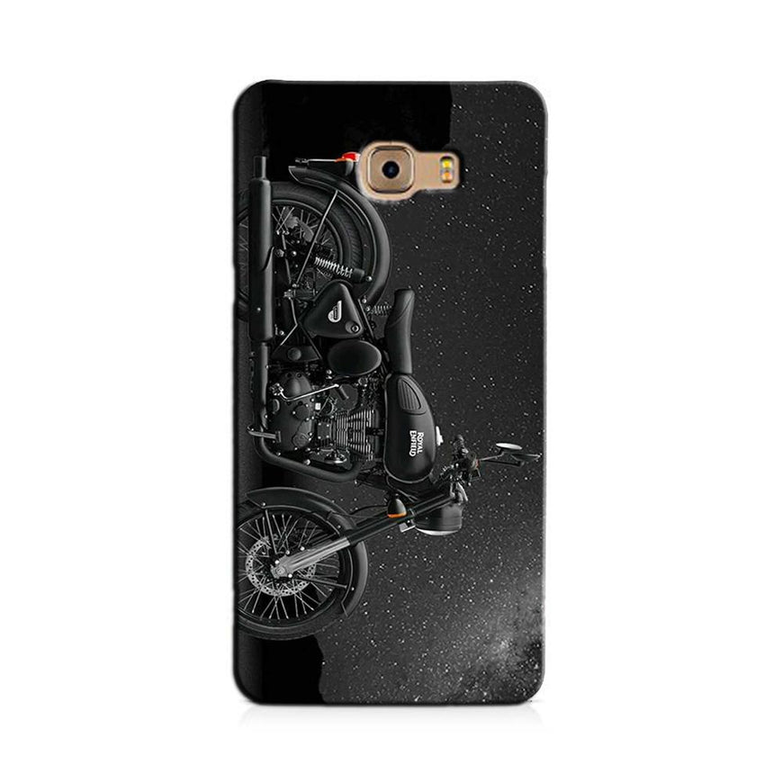 Royal Enfield Mobile Back Case for Galaxy A9 / A9 Pro    (Design - 381)