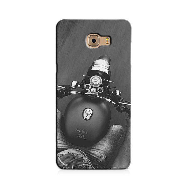 Royal Enfield Mobile Back Case for Galaxy J7 Prime   (Design - 382)