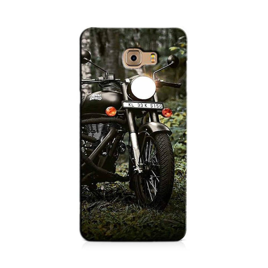 Royal Enfield Mobile Back Case for Galaxy J7 Max   (Design - 384)