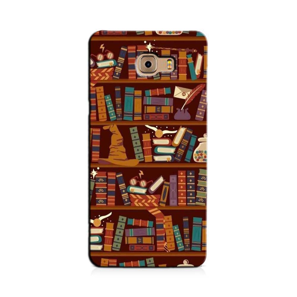 Book Shelf Mobile Back Case for Galaxy A9    (Design - 390)