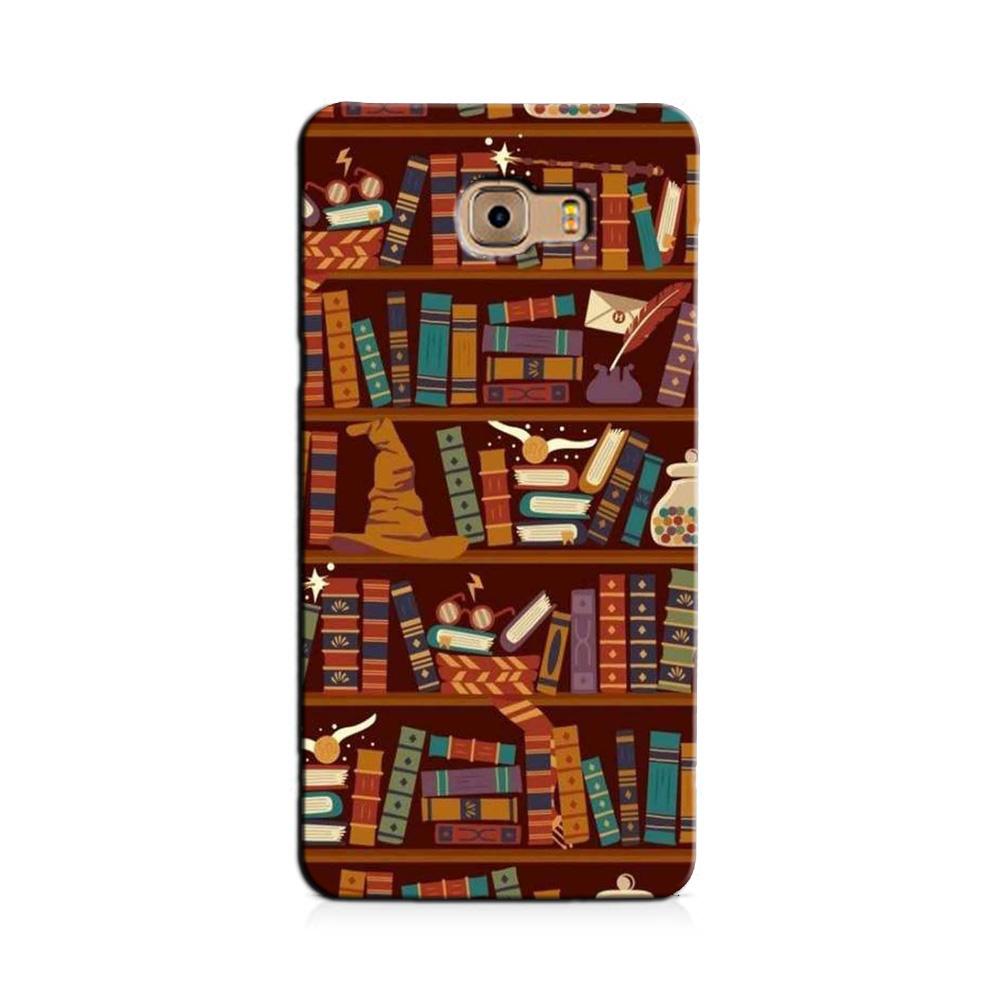 Book Shelf Mobile Back Case for Galaxy J7 Prime   (Design - 390)
