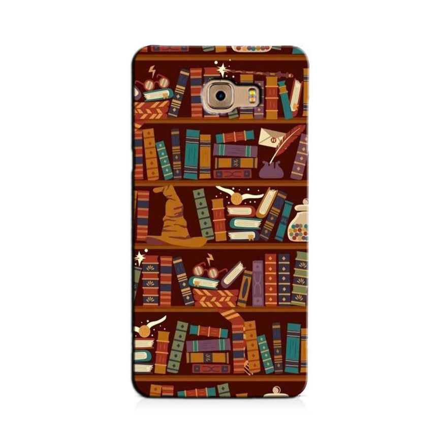 Book Shelf Mobile Back Case for Galaxy J7 Max   (Design - 390)