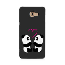 Panda Love Mobile Back Case for Galaxy J7 Max   (Design - 398)