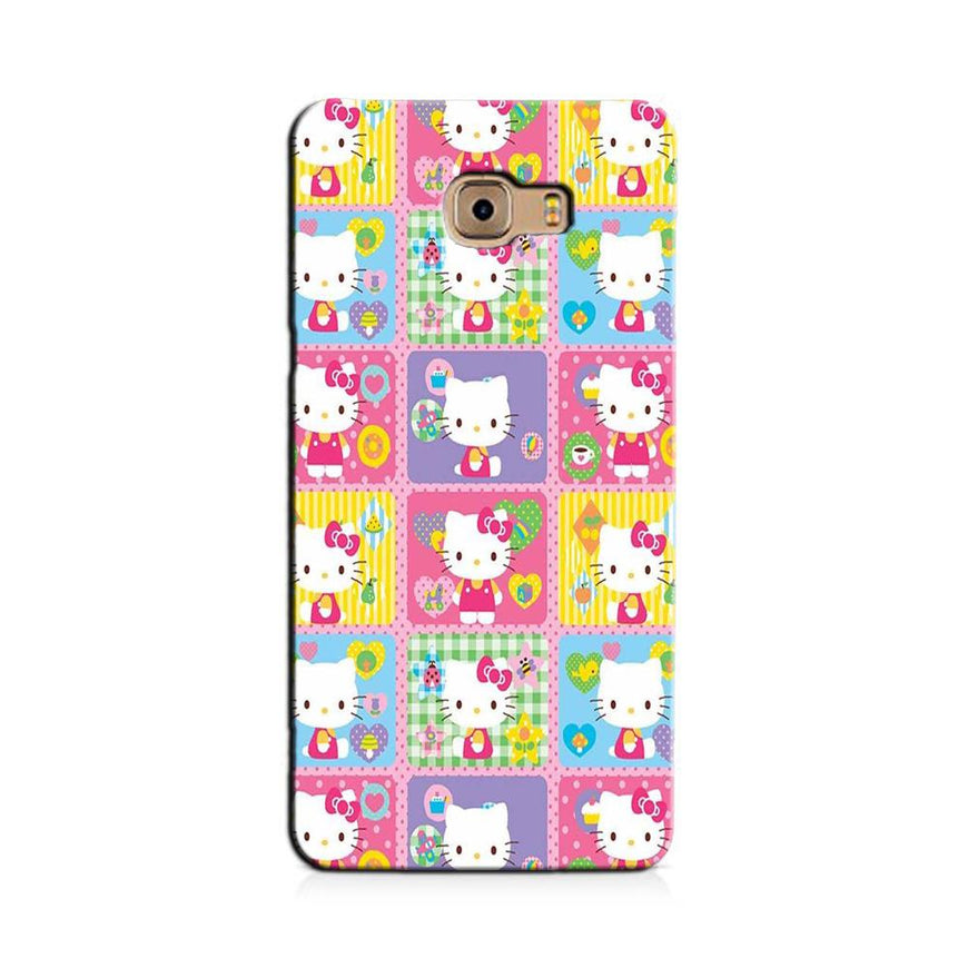 Kitty Mobile Back Case for Galaxy C7 / C7 Pro   (Design - 400)
