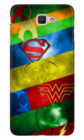 Superheros Logo Case for Samsung Galaxy A9 Pro (Design No. 251)