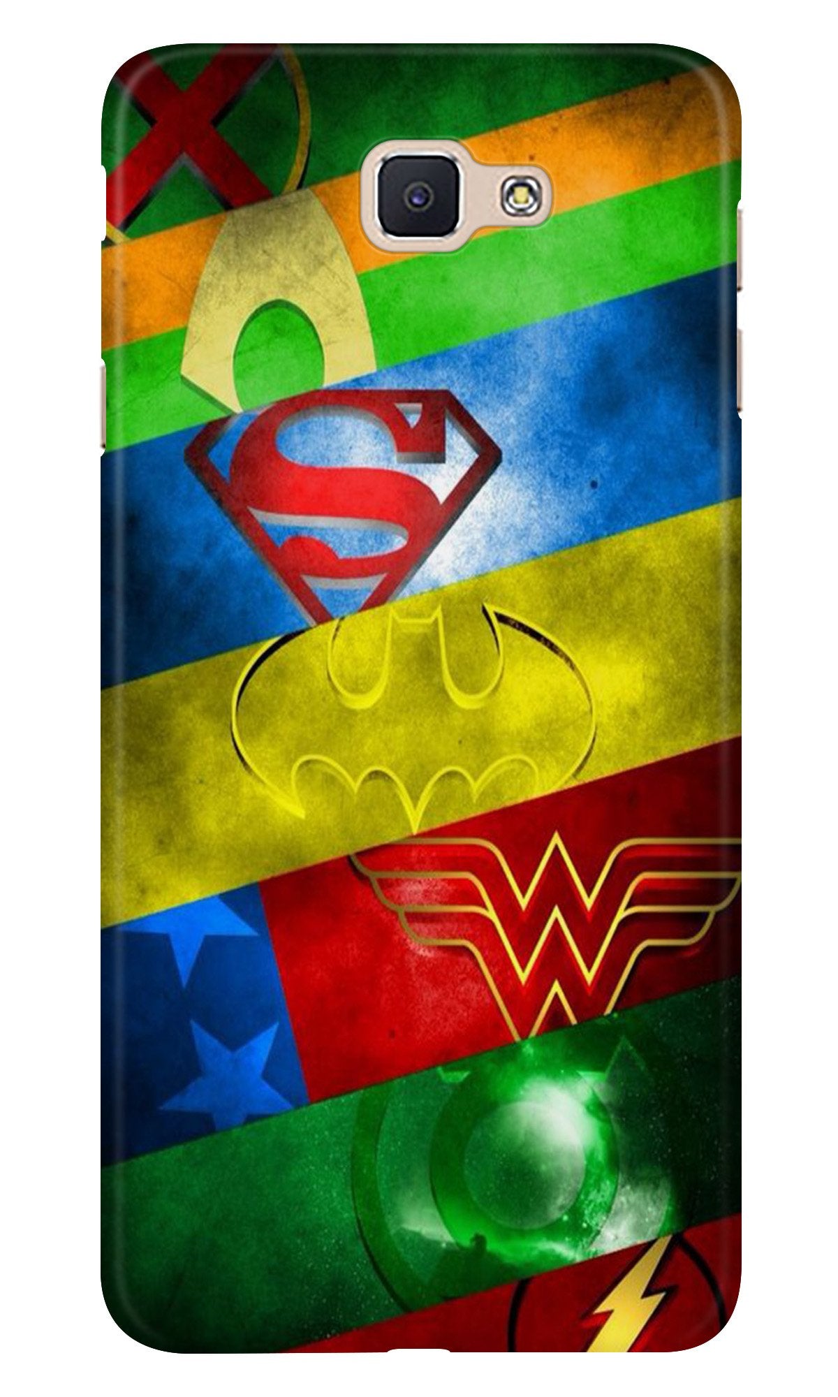 Superheros Logo Case for Samsung Galaxy A9 Pro (Design No. 251)