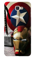 Ironman Captain America Case for Samsung Galaxy J7 Prime (Design No. 254)