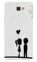 Cute Kid Couple Case for Samsung Galaxy C7 Pro (Design No. 283)