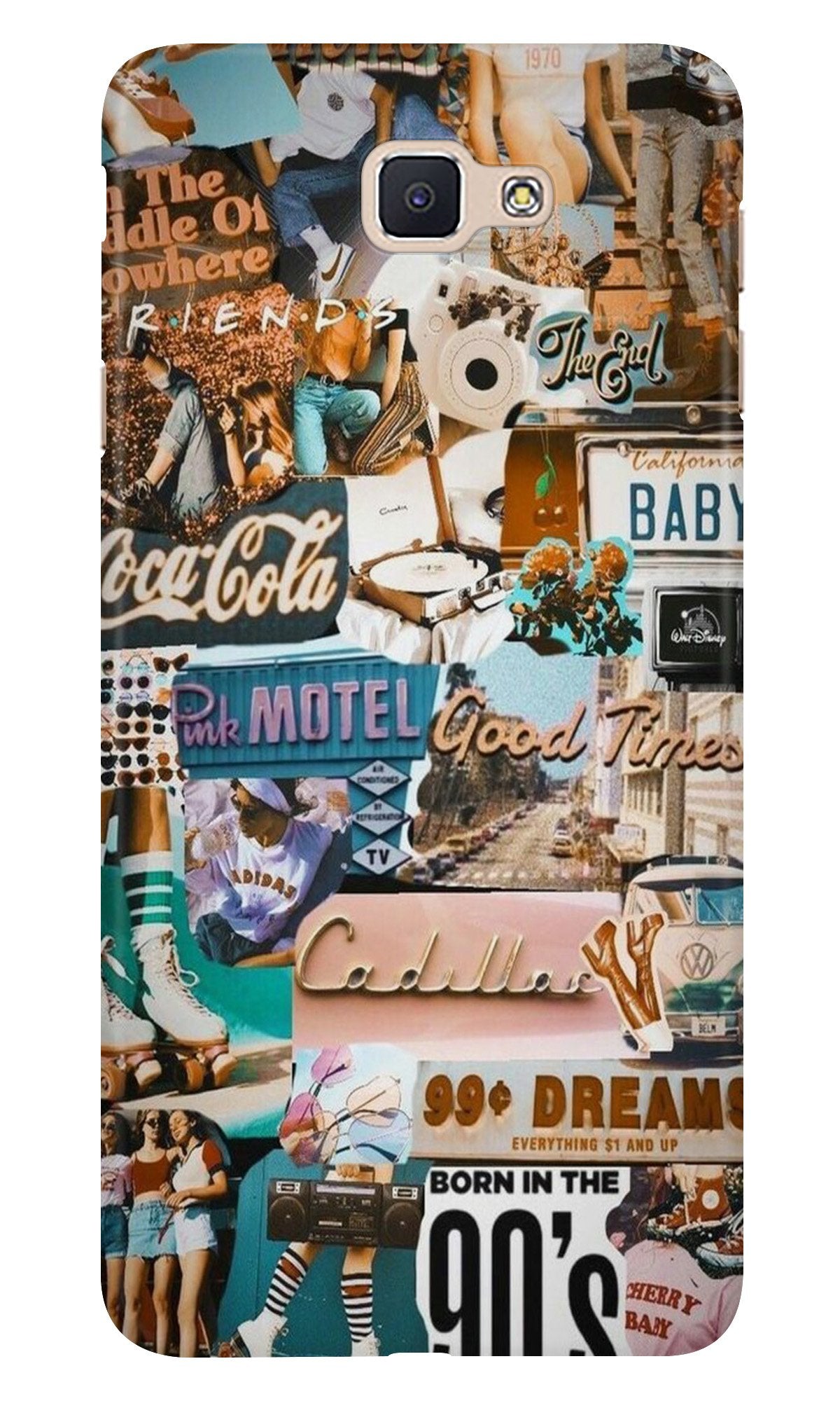 Vintage Design Case for Samsung Galaxy J7 Prime (Design No. 284)