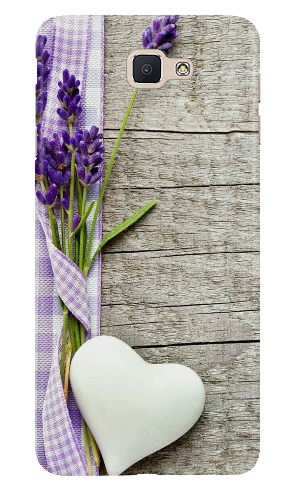 White Heart Case for Samsung Galaxy J7 Max (Design No. 298)
