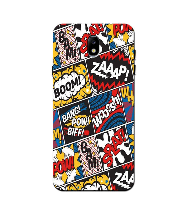 Boom Mobile Back Case for Galaxy J3 Pro  (Design - 302)