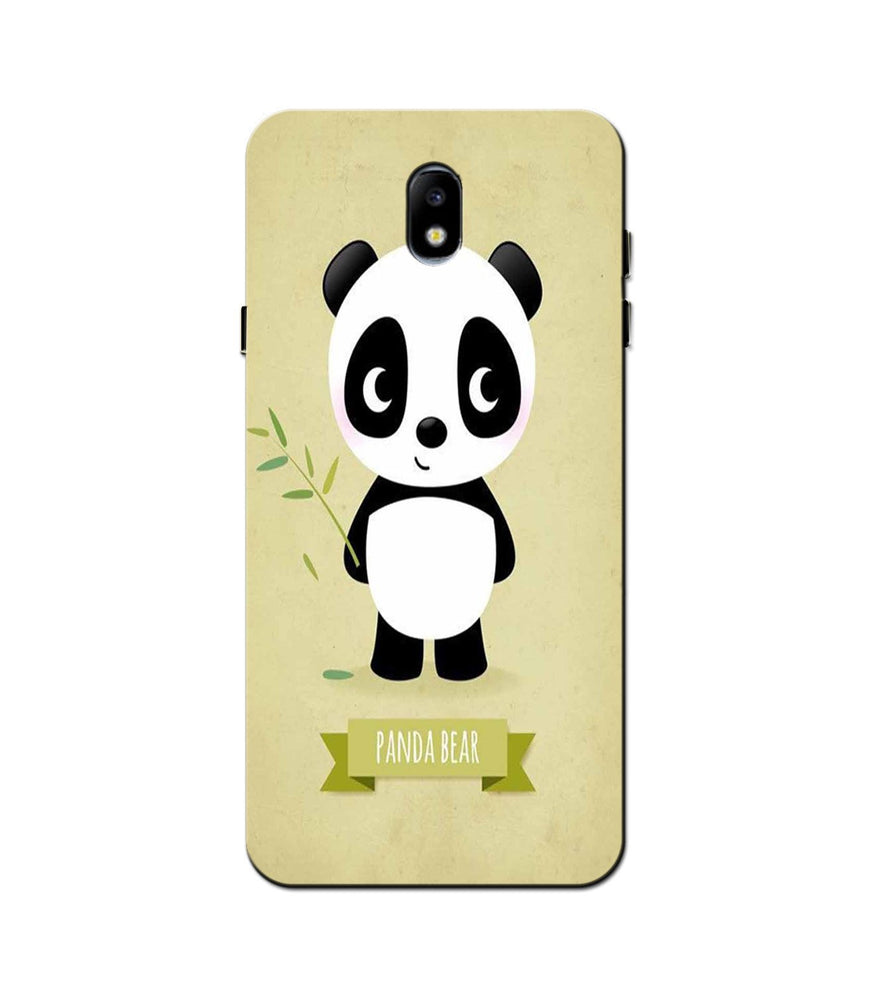 Panda Bear Mobile Back Case for Galaxy J7 Pro   (Design - 317)