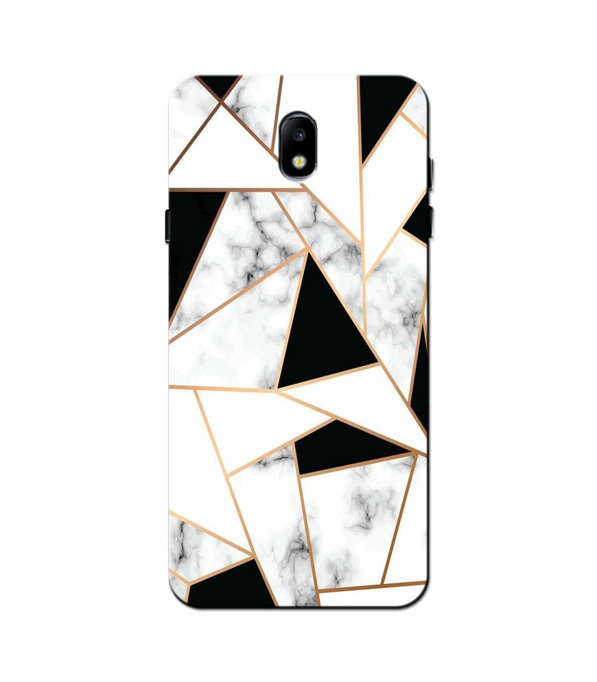 Marble Texture Mobile Back Case for Galaxy J3 Pro  (Design - 322)