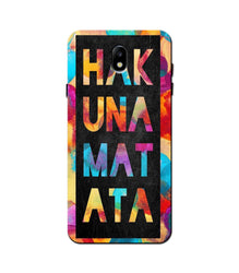 Hakuna Matata Mobile Back Case for Galaxy J5 Pro  (Design - 323)