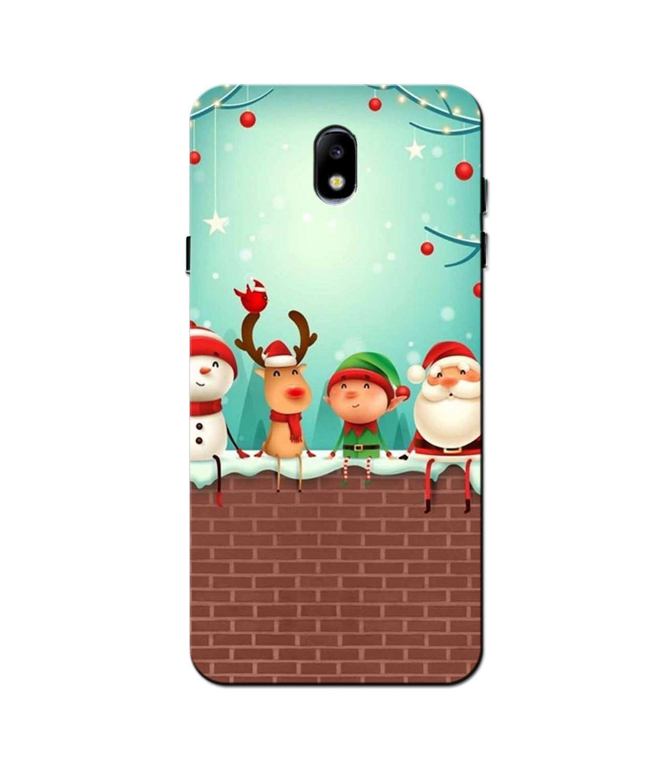 Santa Claus Mobile Back Case for Galaxy J3 Pro  (Design - 334)