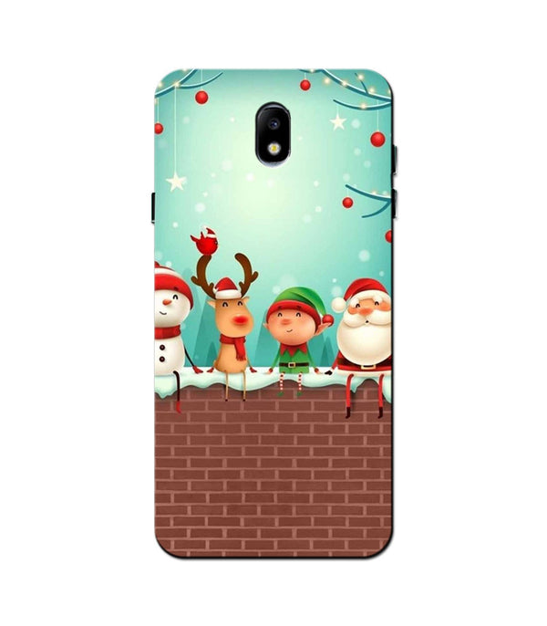 Santa Claus Mobile Back Case for Galaxy J3 Pro  (Design - 334)