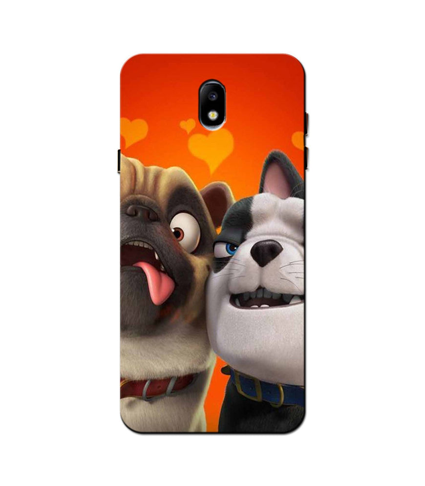 Dog Puppy Mobile Back Case for Galaxy J3 Pro  (Design - 350)