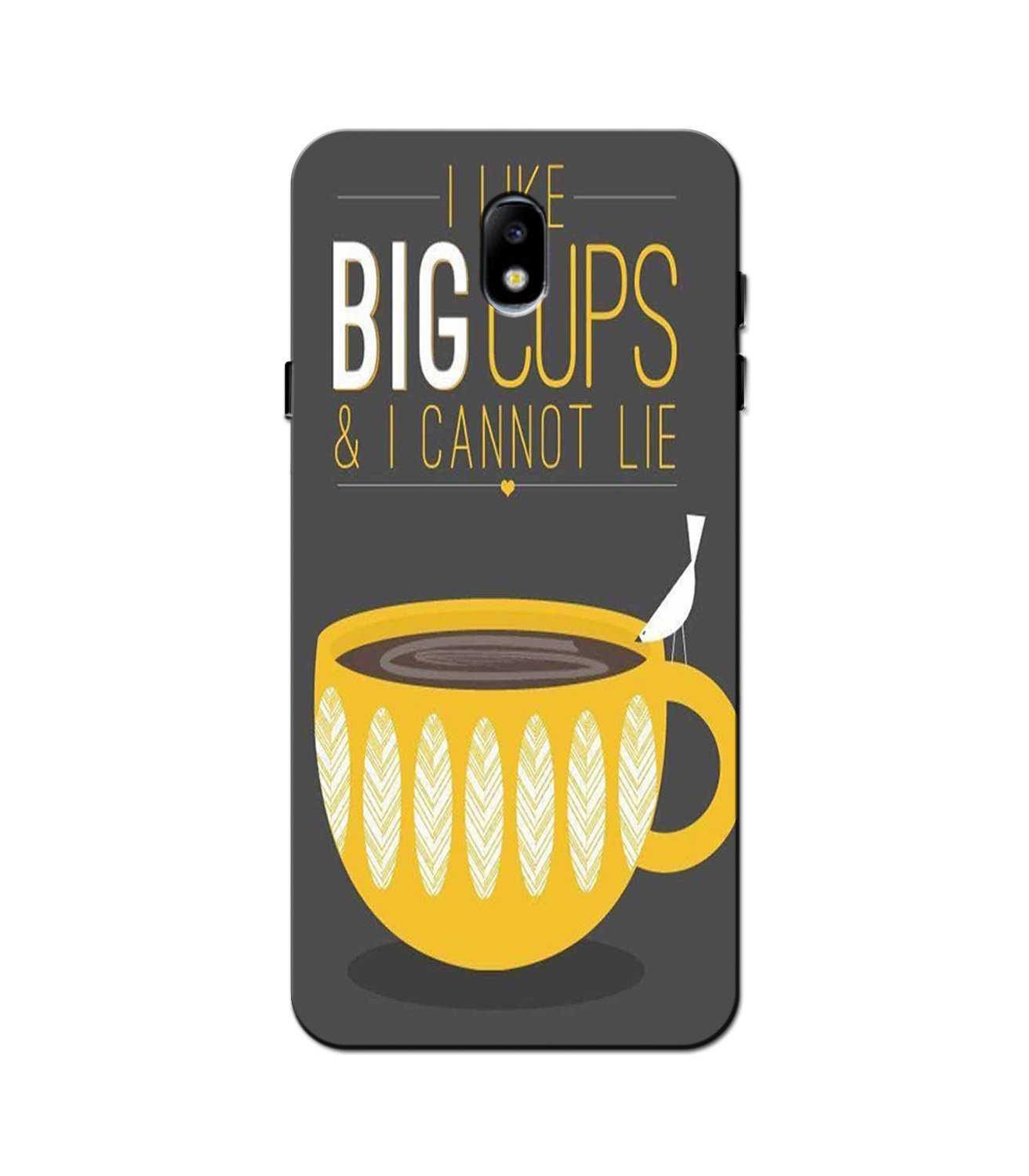 Big Cups Coffee Mobile Back Case for Galaxy J3 Pro  (Design - 352)