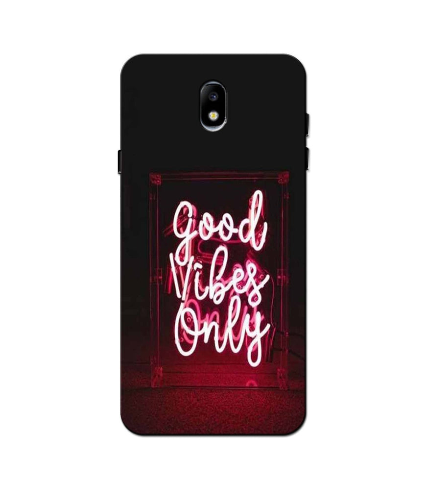 Good Vibes Only Mobile Back Case for Galaxy J3 Pro  (Design - 354)