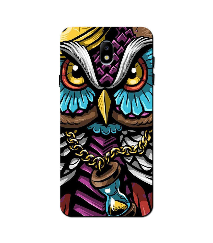 Owl Mobile Back Case for Galaxy J3 Pro  (Design - 359)