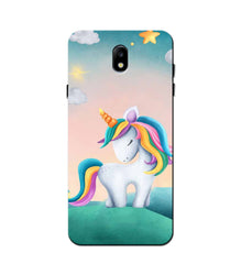 Unicorn Mobile Back Case for Galaxy J5 Pro  (Design - 366)