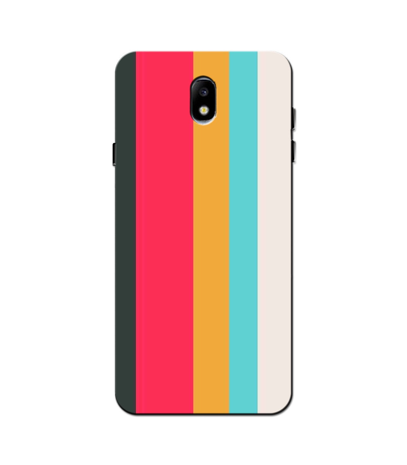 Color Pattern Mobile Back Case for Galaxy J3 Pro  (Design - 369)