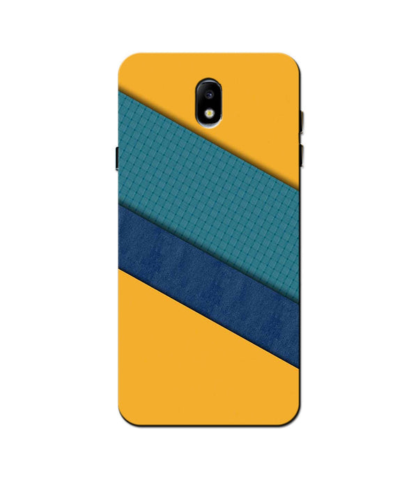 Diagonal Pattern Mobile Back Case for Galaxy J5 Pro  (Design - 370)