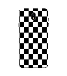 Black White Boxes Mobile Back Case for Galaxy J3 Pro  (Design - 372)