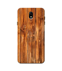 Wooden Texture Mobile Back Case for Galaxy J3 Pro  (Design - 376)