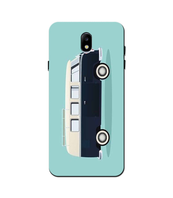 Travel Bus Mobile Back Case for Galaxy J5 Pro  (Design - 379)