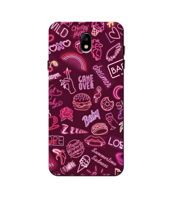 Party Theme Mobile Back Case for Galaxy J3 Pro  (Design - 392)