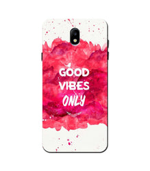 Good Vibes Only Mobile Back Case for Galaxy J3 Pro  (Design - 393)