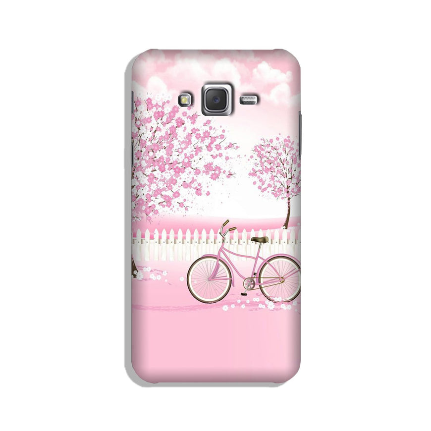 Pink Flowers Cycle Case for Galaxy On5/ On5 Pro  (Design - 102)