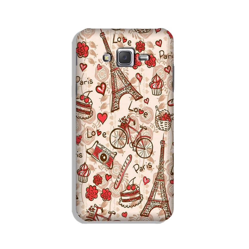 Love Paris Case for Galaxy On7/ On7 Pro  (Design - 103)