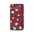 Red White Hearts Case for Galaxy On7/ On7 Pro  (Design - 105)