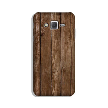 Wooden Look Case for Galaxy J3 (2015)  (Design - 112)