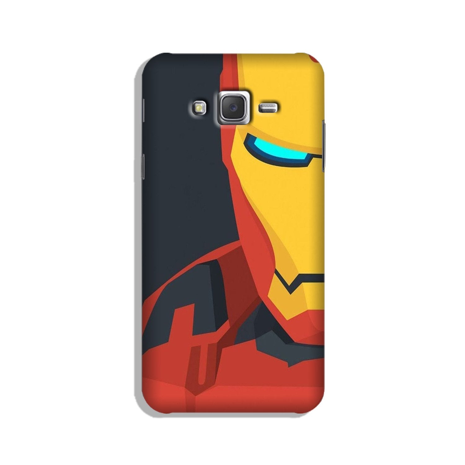 Iron Man Superhero Case for Galaxy E7  (Design - 120)