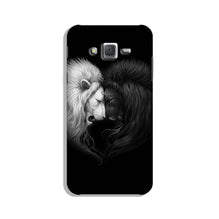 Dark White Lion Case for Galaxy On5/ On5 Pro  (Design - 140)