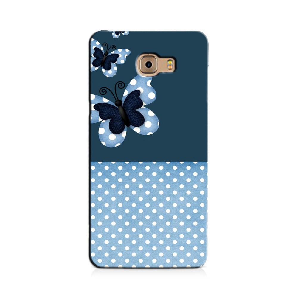 White dots Butterfly Case for Galaxy J5 Prime