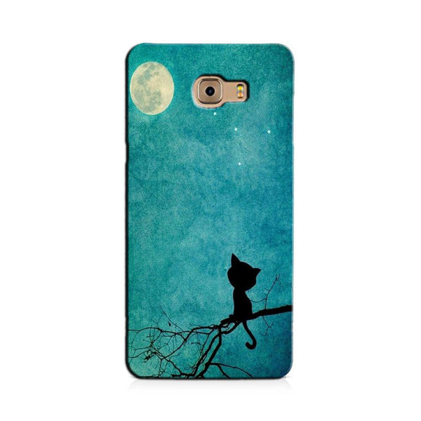 Moon cat Case for Galaxy C9/ C9 Pro