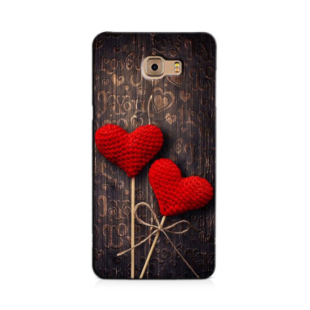 Red Hearts Case for Galaxy C7/ C7 Pro