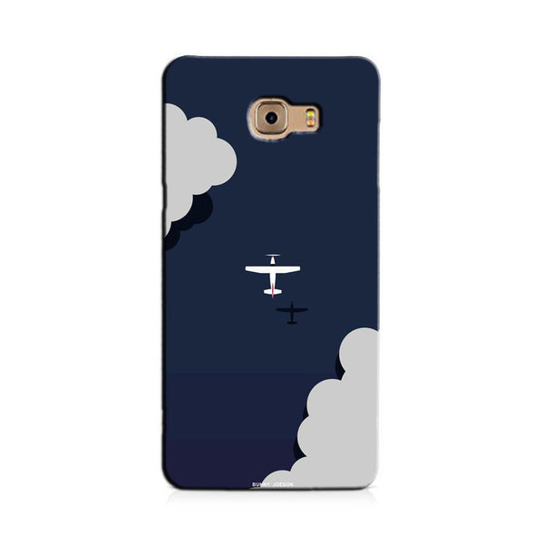 Clouds Plane Case for Galaxy C7/C7 Pro (Design - 196)
