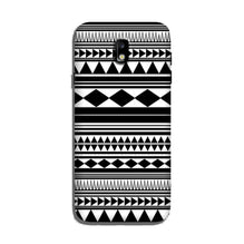 Black white Pattern Case for Galaxy J7 Pro
