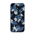 White flowers Blue Background2 Case for Galaxy J3 Pro
