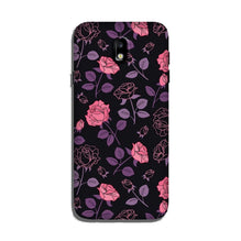 Rose Black Background Case for Galaxy J7 Pro